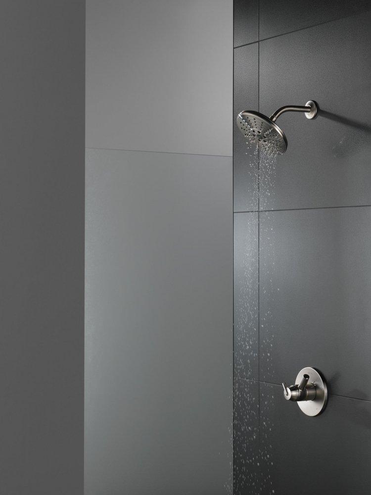 Delta Faucet Brilliance Stainless Single Handle Bathtub & Shower Faucet (Trim Only) 