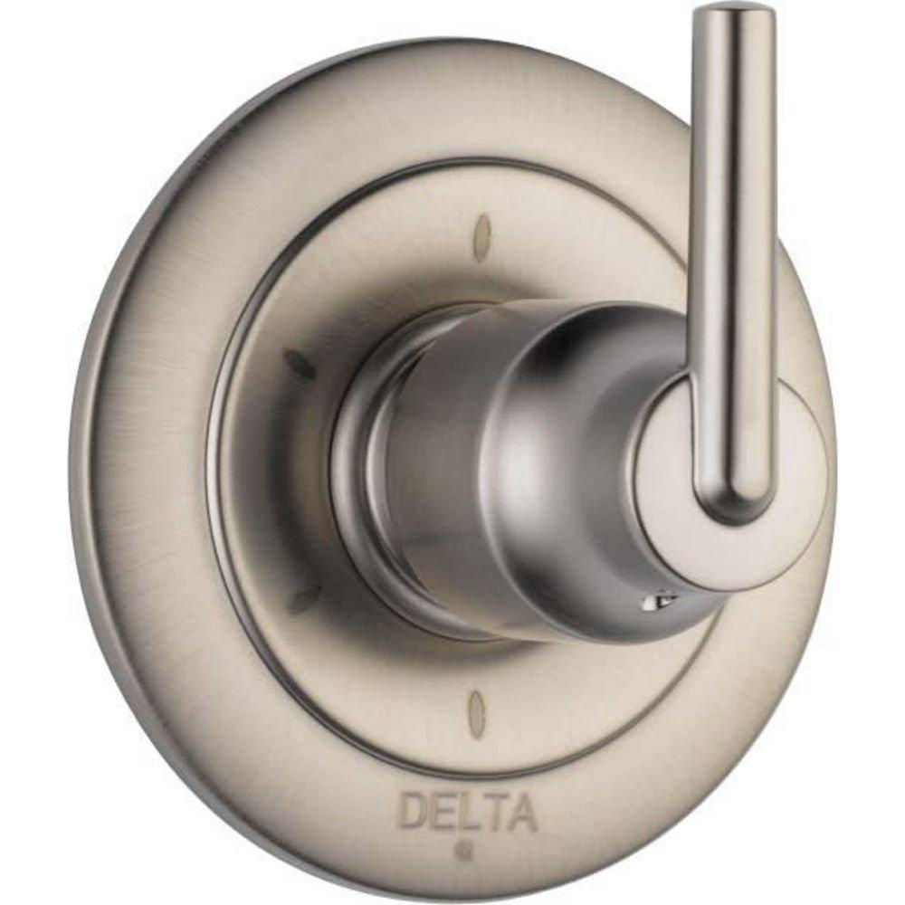 Delta Faucet Brilliance Stainless Single Handle Bathtub & Shower Faucet (Trim Only) 