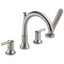 Delta Faucet Stainless Two Handle Roman Tub Faucet Trim Only 