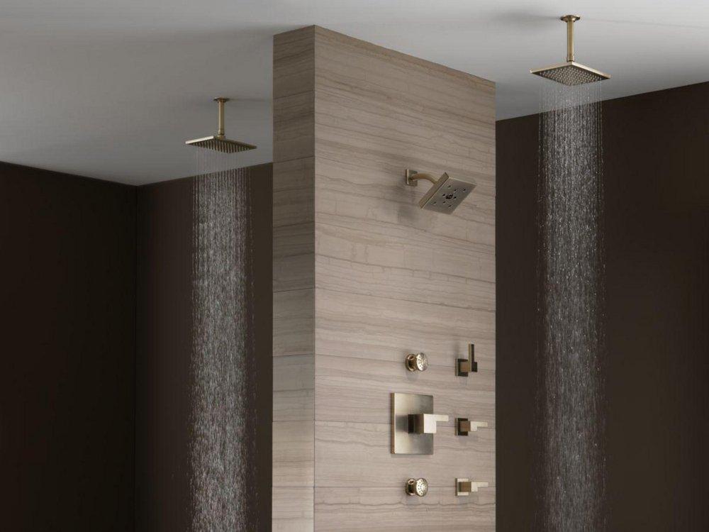 Brizo Brushed Nickel Single Function H2Okinetic&reg; Spray Showerhead 