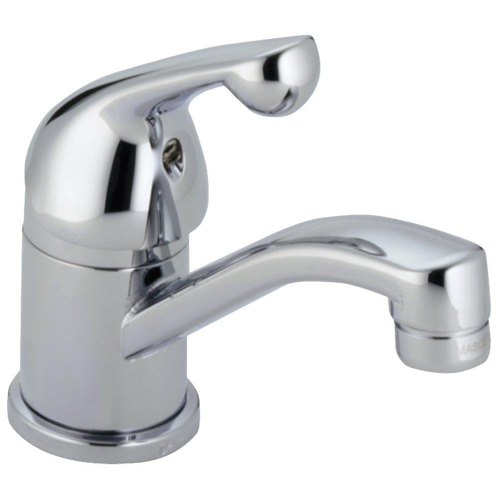Delta Faucet Chrome Single Handle Monoblock Bathroom Sink Faucet 
