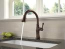 Delta Faucet Venetian Bronze Single Handle Pull Down Touch Activated Kitchen Faucet 