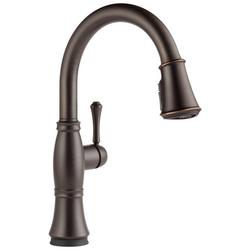 Single Handle Pull Down Kitchen Faucet in Venetian Bronze