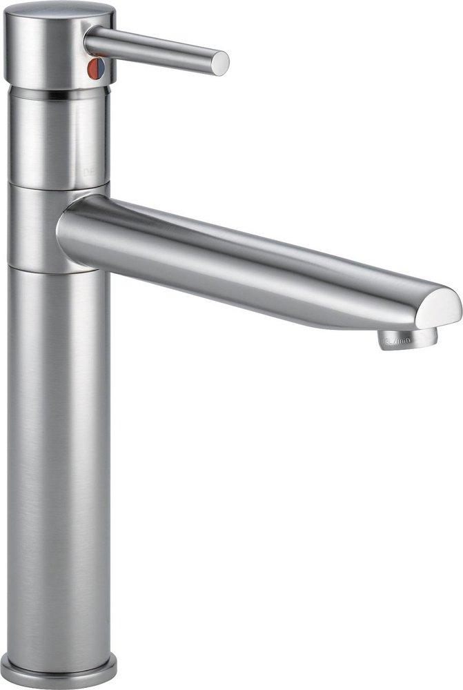 Delta Faucet Arctic Stainless Single Handle Kitchen Faucet 
