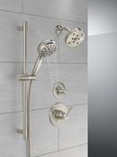 Delta Faucet Brilliance&reg; Stainless Tub and Shower Diverter Valve with Single Lever Handle 