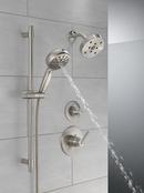 Delta Faucet Brilliance&reg; Stainless Tub and Shower Diverter Valve with Single Lever Handle 