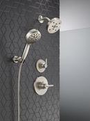 Delta Faucet Brilliance&reg; Stainless Tub and Shower Diverter Valve with Single Lever Handle 