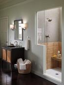 Delta Faucet Brilliance Stainless Two Handle Widespread Bathroom Sink Faucet with Metal Drain Assembly 