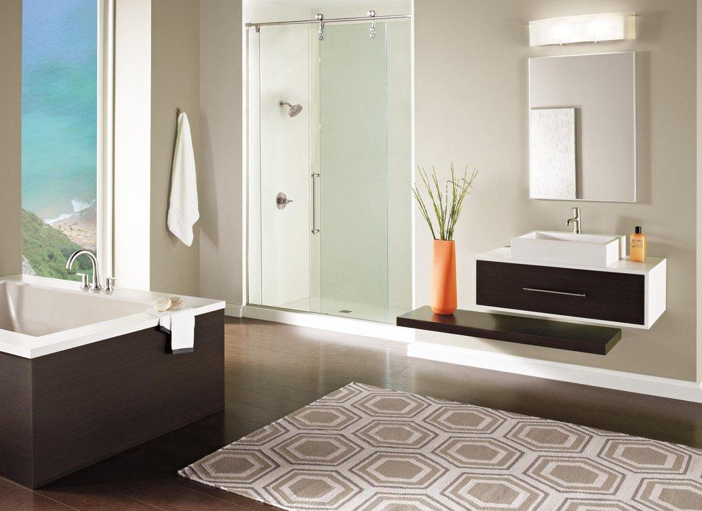 Delta Faucet Brilliance&reg; Stainless Two Handle Roman Tub Faucet Trim Only 