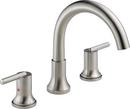 Delta Faucet Brilliance&reg; Stainless Two Handle Roman Tub Faucet Trim Only 