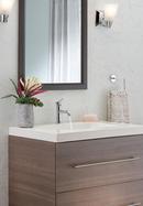 Delta Faucet Chrome Single Handle Monoblock Bathroom Sink Faucet with Metal Pop-Up Drain Assembly 