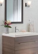 Delta Faucet Chrome Single Handle Monoblock Bathroom Sink Faucet with Metal Pop-Up Drain Assembly 