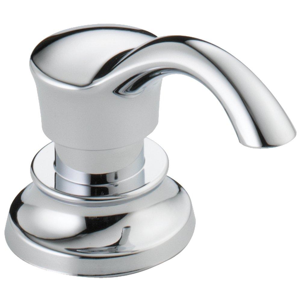 Delta Faucet Chrome 2-1/8 in. 13 oz Kitchen Soap Dispenser 