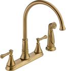 Delta Faucet Champagne Bronze Two Handle Kitchen Faucet 