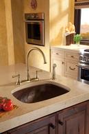 Delta Faucet Champagne Bronze Two Handle Kitchen Faucet 