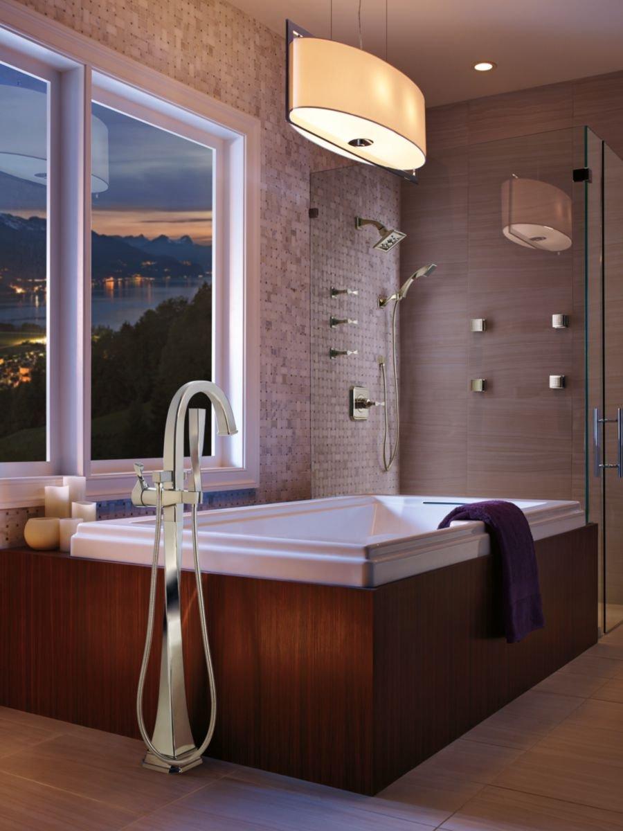 Brizo Polished Nickel Single Function H2Okinetic&reg; Spray Showerhead 