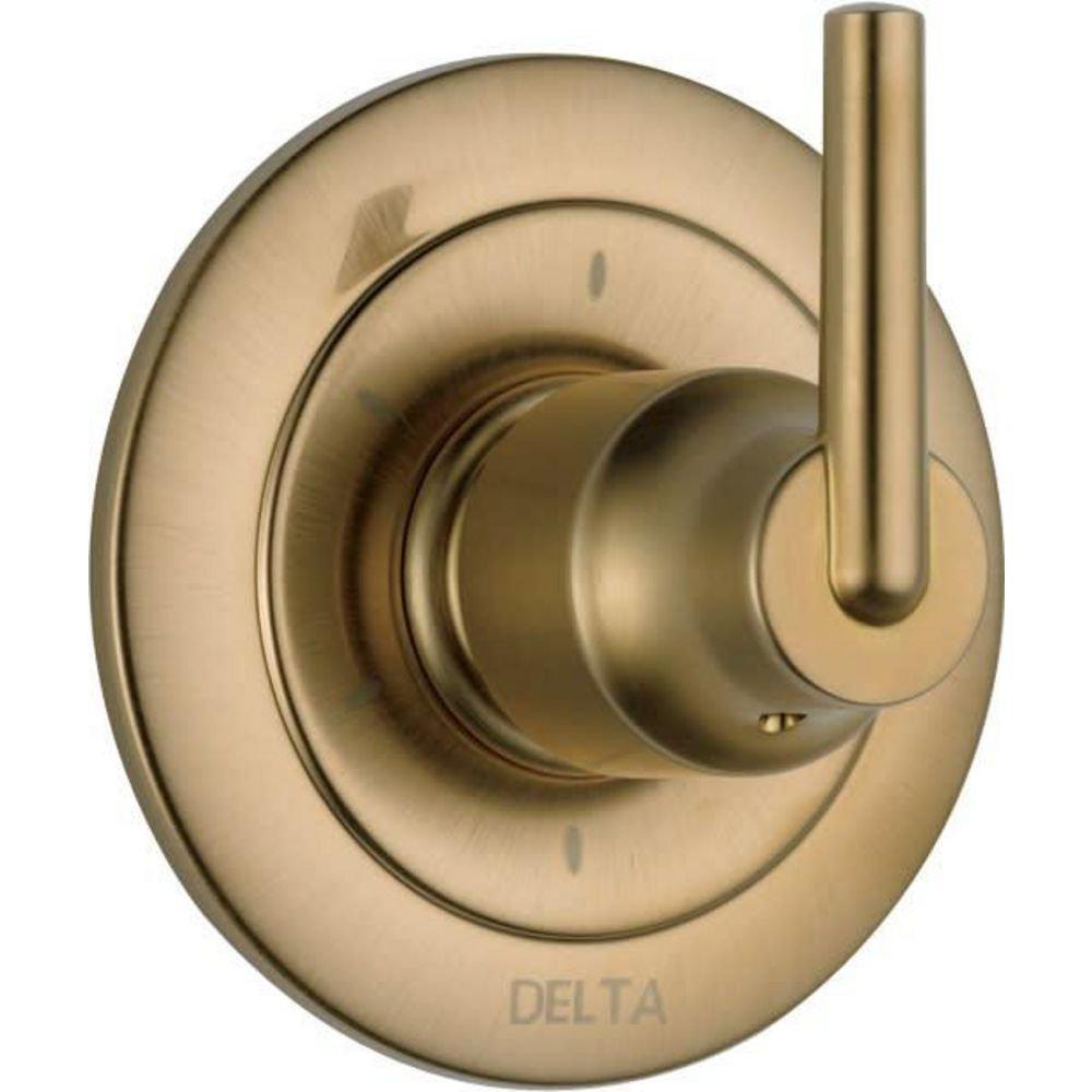 Delta Faucet Brilliance Champagne Bronze Single Handle Bathtub & Shower Faucet (Trim Only) 
