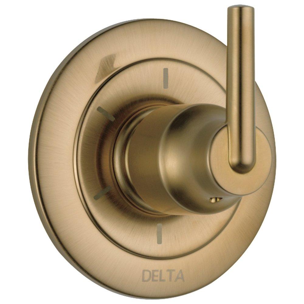 Delta Faucet Brilliance&reg; Champagne Bronze 6-Function Diverter Trim Only with Single Lever Handle 