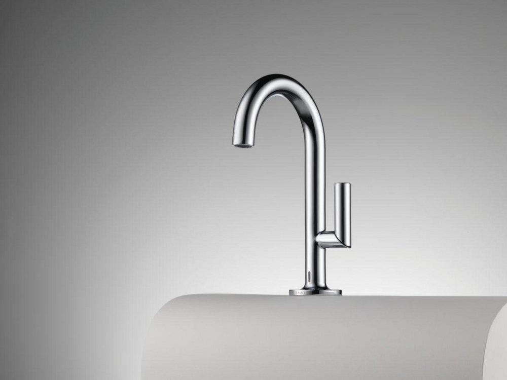 Brizo Chrome Single Handle Monoblock Bathroom Sink Faucet 