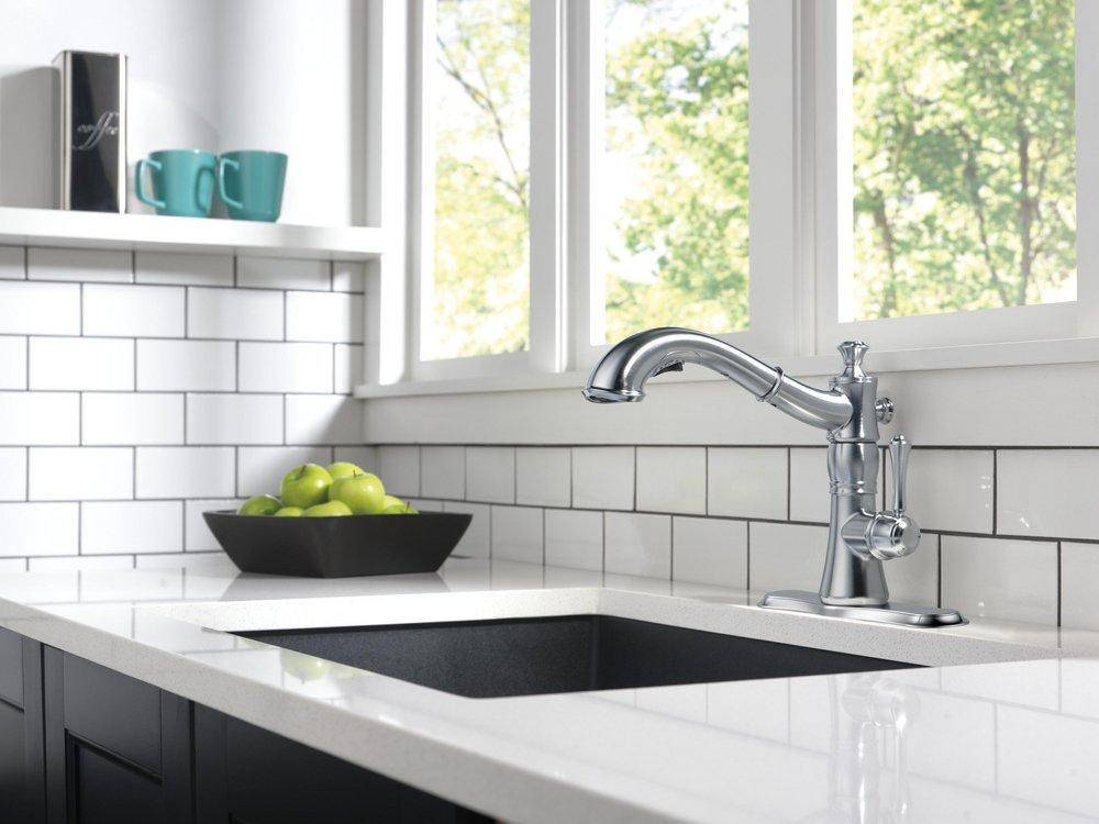Delta Faucet Arctic Stainless Kitchen Escutcheon 