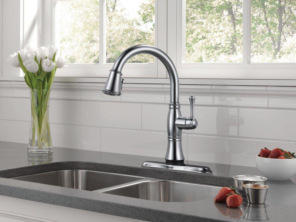 Delta Faucet Arctic Stainless Kitchen Escutcheon 