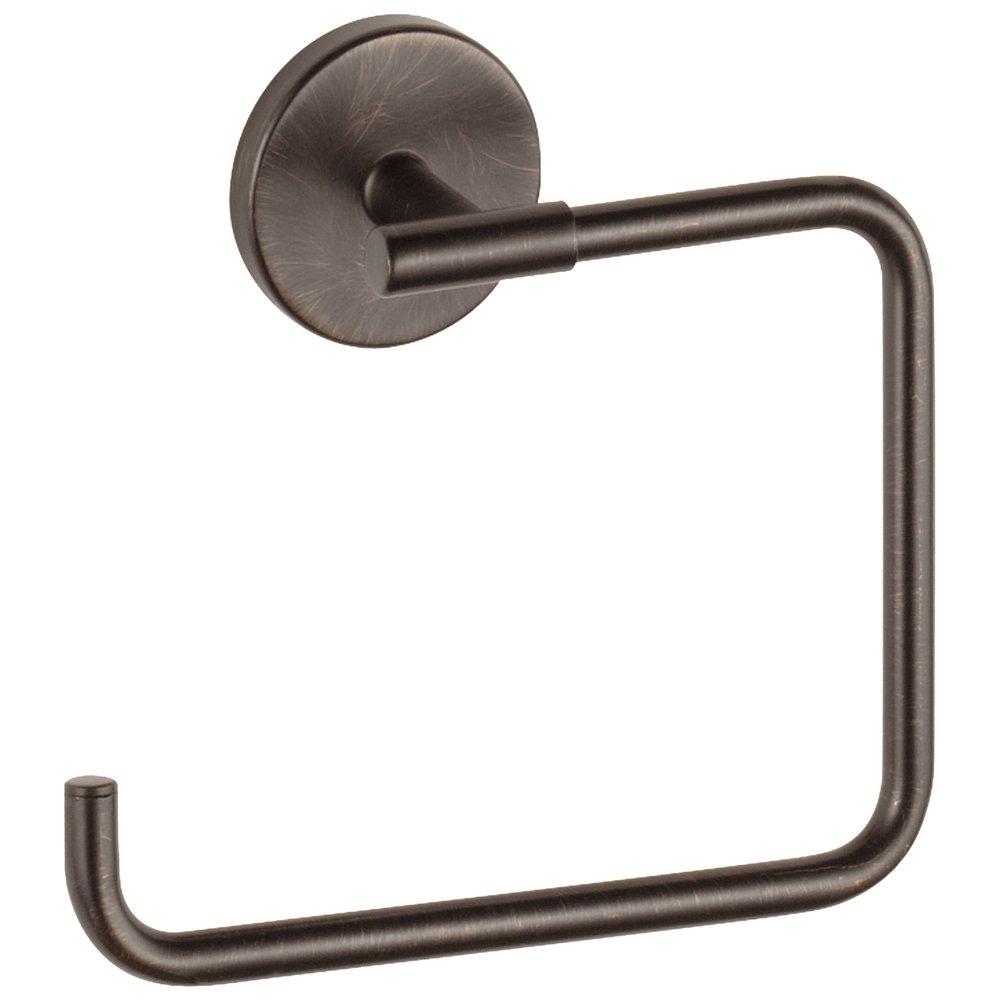Delta Faucet Venetian Bronze Rectangular Open Towel Ring 