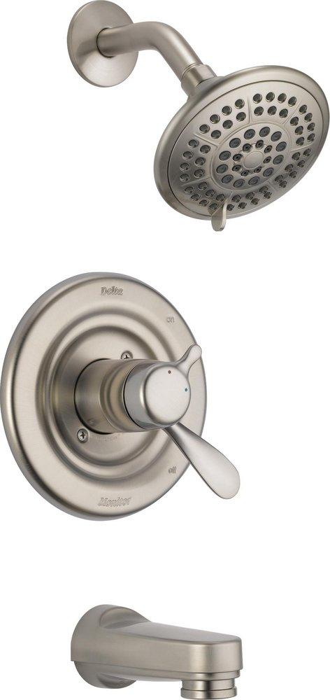 Delta Faucet Brilliance Stainless Single Handle Multi-function Bathtub & Shower Faucet (Trim Only) 