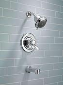 Delta Faucet Brilliance Stainless Single Handle Multi-function Bathtub & Shower Faucet (Trim Only) 