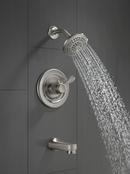 Delta Faucet Brilliance Stainless Single Handle Multi-function Bathtub & Shower Faucet (Trim Only) 