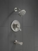 Delta Faucet Brilliance Stainless Single Handle Multi-function Bathtub & Shower Faucet (Trim Only) 