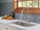 Delta Faucet Chrome Single Handle Pull Down Touch Activated Kitchen Faucet 