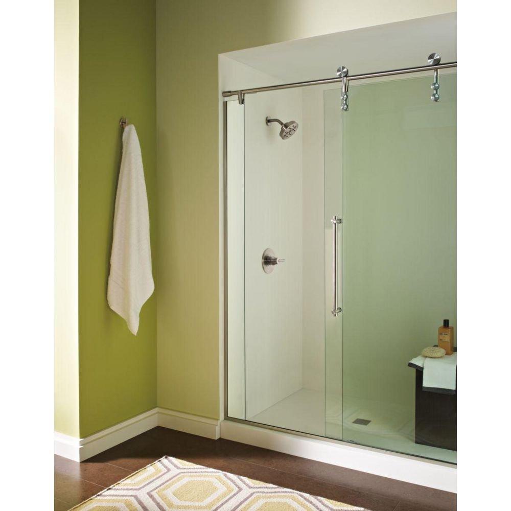 Delta Faucet Brilliance Stainless Single Handle Single Function Shower Faucet (Trim Only) 