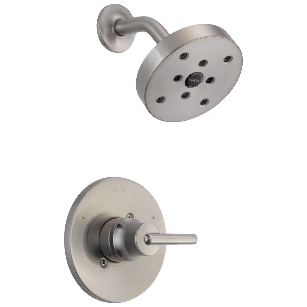 One Handle Single Function Shower Faucet in Brilliance® Stainless