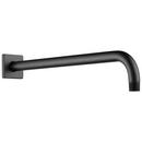 16 in. Shower Arm and Flange in Matte Black
