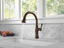 Delta Faucet Venetian Bronze Single Handle Pull Down Kitchen Faucet with Three-Function Spray, Magnetic Docking and ShieldSpray Technology 