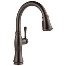 Delta Faucet Venetian&reg; Bronze Single Handle Pull Down Kitchen Faucet with Three-Function Spray, Magnetic Docking and ShieldSpray Technology 