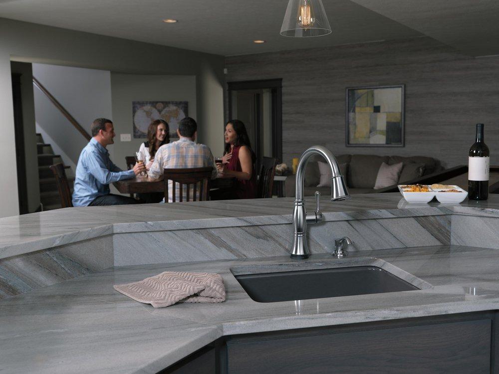 Delta Faucet Arctic Stainless 13 oz. Deck Mount Plastic Soap & Lotion Dispenser 