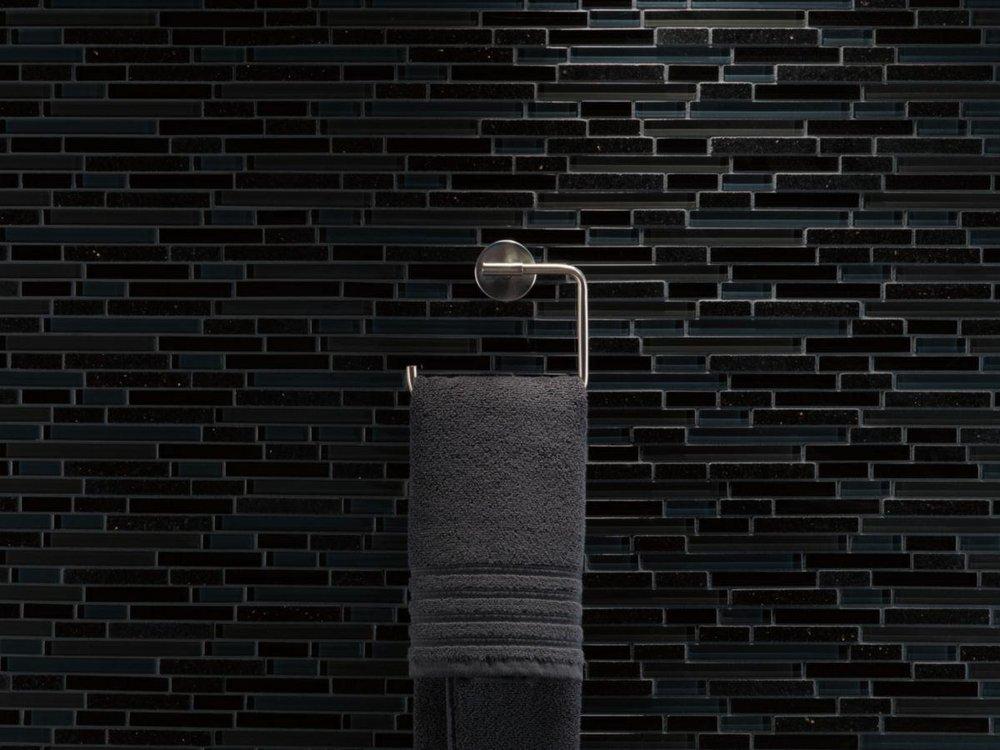 Delta Faucet Brilliance&reg; Stainless Rectangular Open Towel Ring 