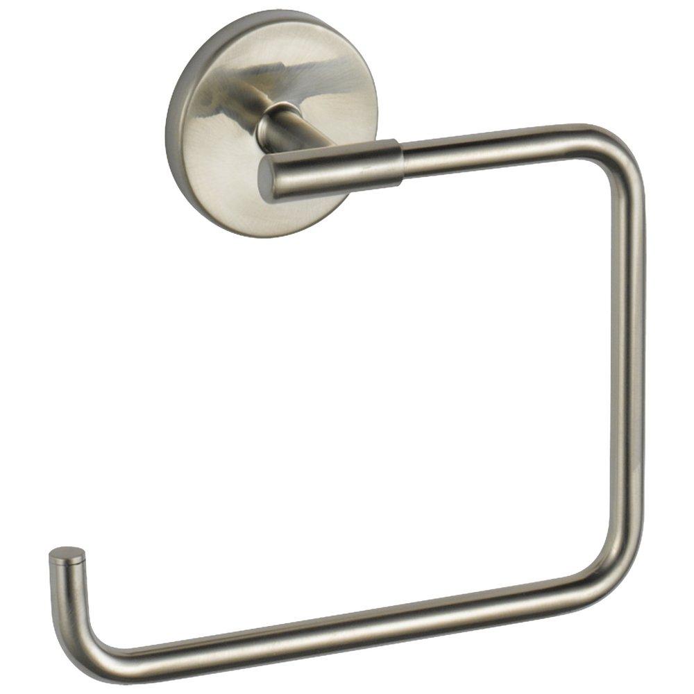 Delta Faucet Brilliance&reg; Stainless Rectangular Open Towel Ring 