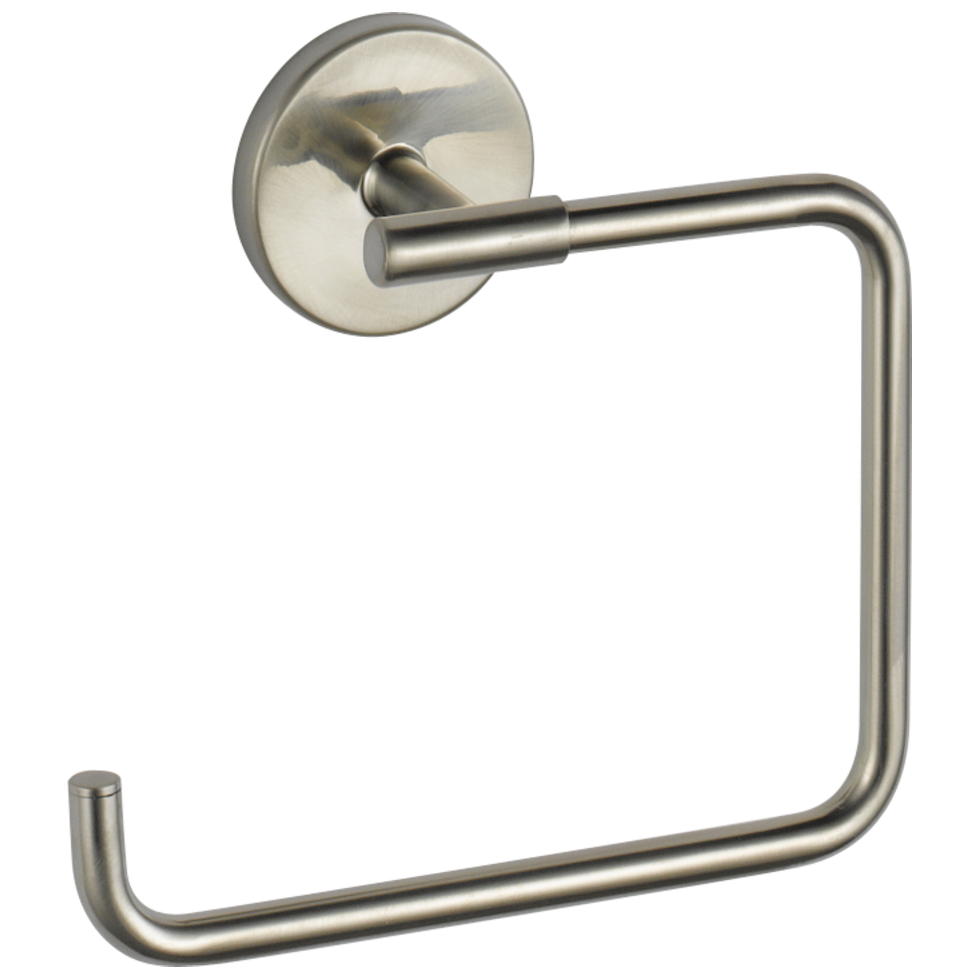 Delta Faucet Brilliance Stainless Rectangular Open Towel Ring 