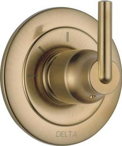 Single Handle Diverter Valve Trim in Brilliance® Champagne Bronze