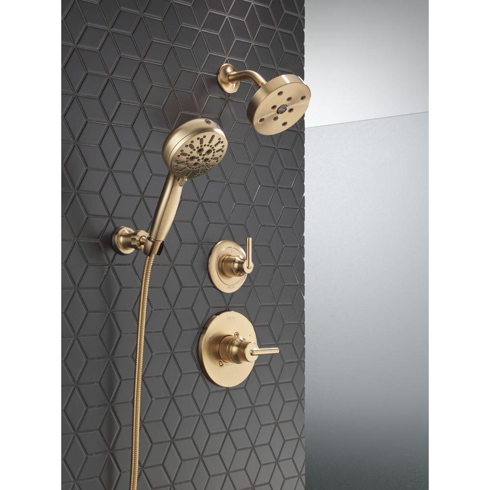 Delta Faucet Brilliance Champagne Bronze Single Handle Bathtub & Shower Faucet (Trim Only) 