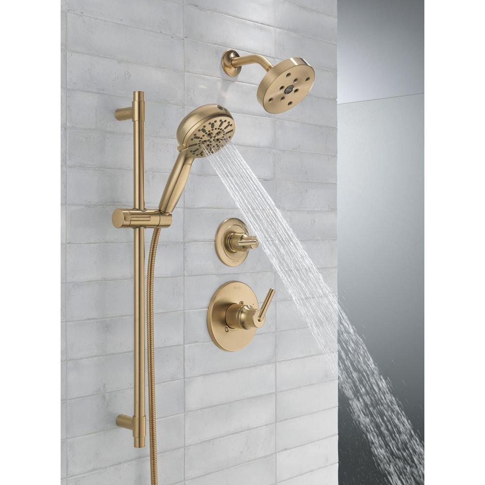 Delta Faucet Brilliance Champagne Bronze Single Handle Bathtub & Shower Faucet (Trim Only) 