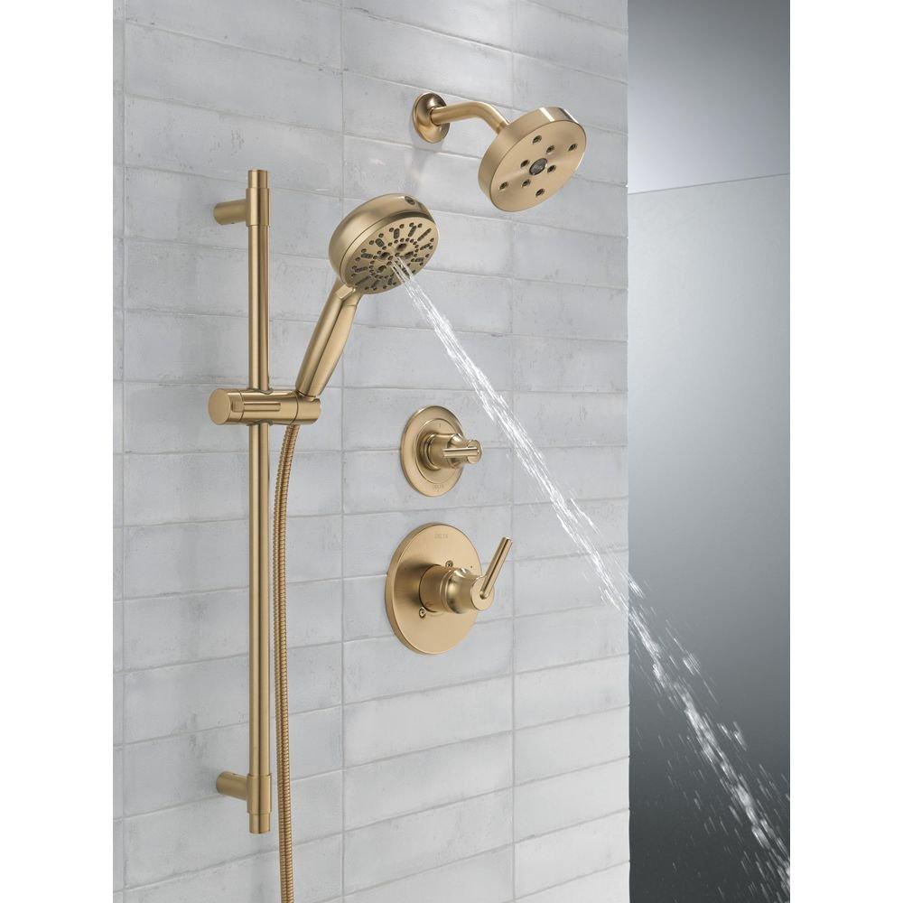 Delta Faucet Brilliance Champagne Bronze Single Handle Bathtub & Shower Faucet (Trim Only) 