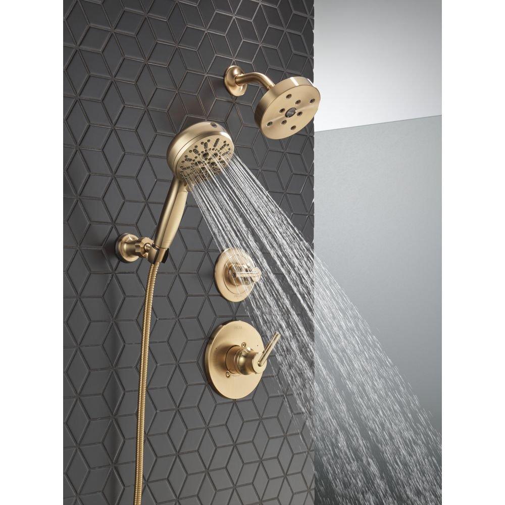 Delta Faucet Brilliance Champagne Bronze Single Handle Bathtub & Shower Faucet (Trim Only) 