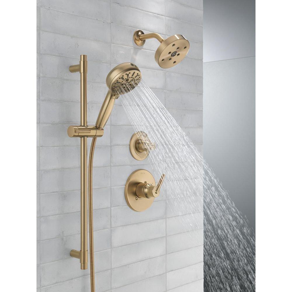 Delta Faucet Brilliance Champagne Bronze Single Handle Bathtub & Shower Faucet (Trim Only) 