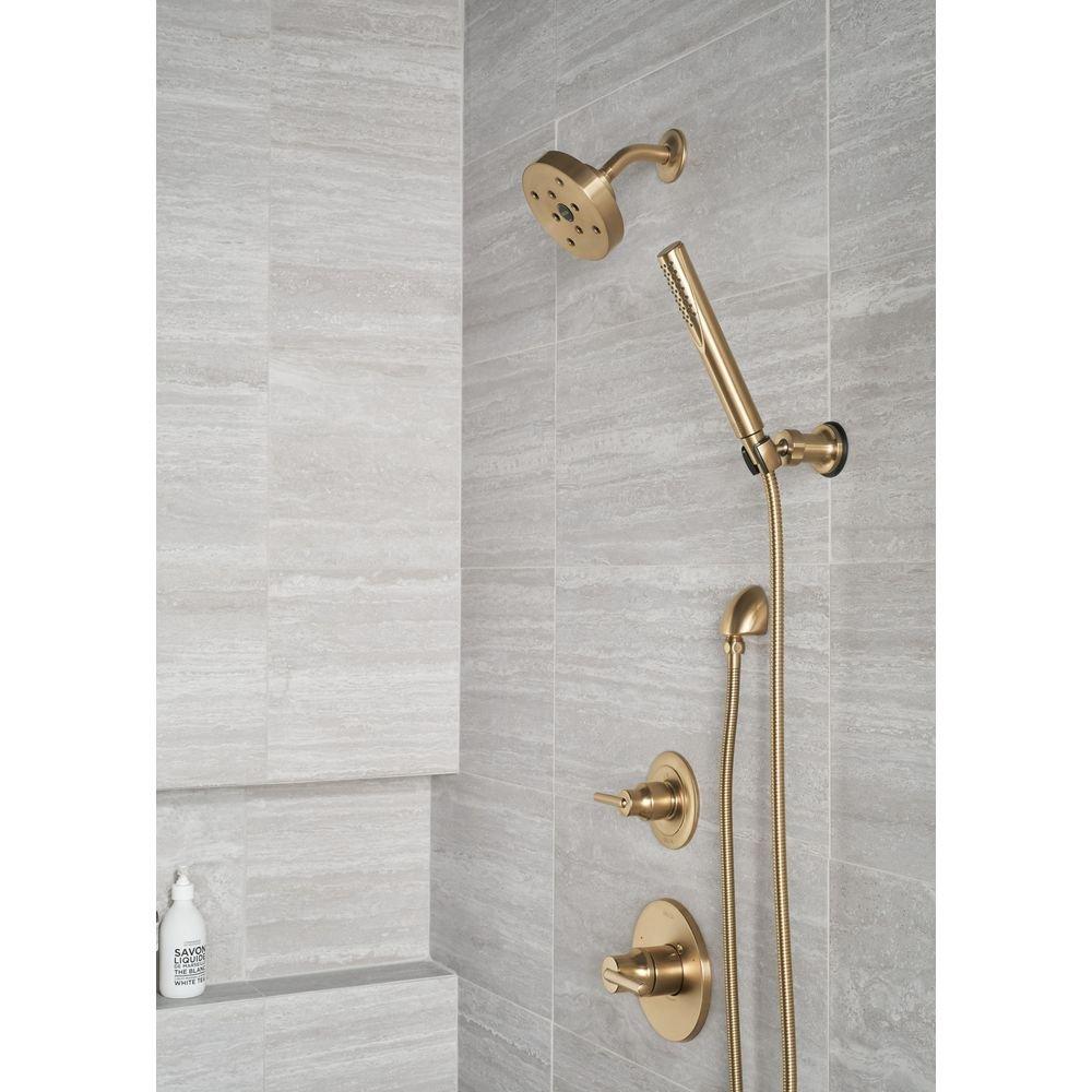 Delta Faucet Brilliance Champagne Bronze Single Handle Bathtub & Shower Faucet (Trim Only) 
