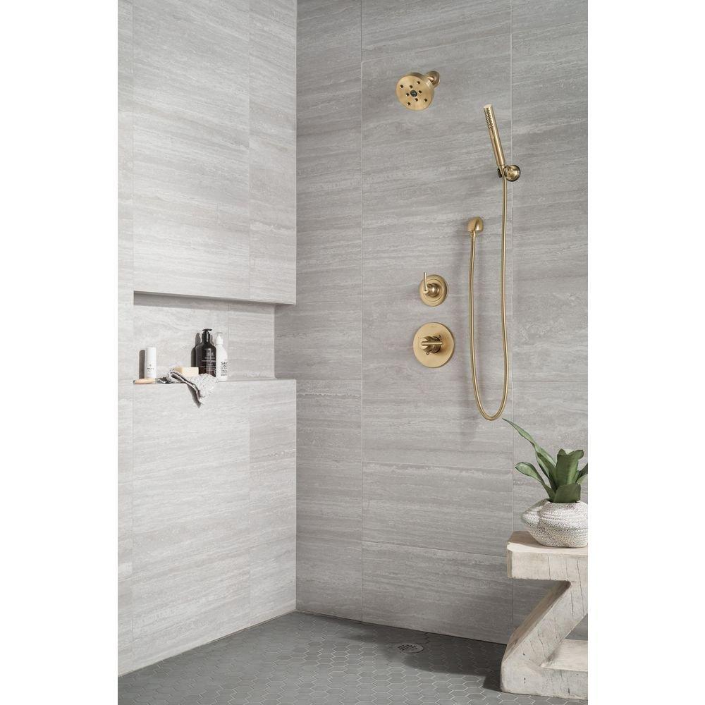 Delta Faucet Brilliance Champagne Bronze Single Handle Bathtub & Shower Faucet (Trim Only) 
