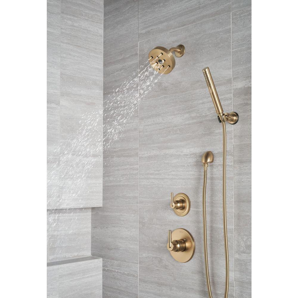 Delta Faucet Brilliance Champagne Bronze Single Handle Bathtub & Shower Faucet (Trim Only) 