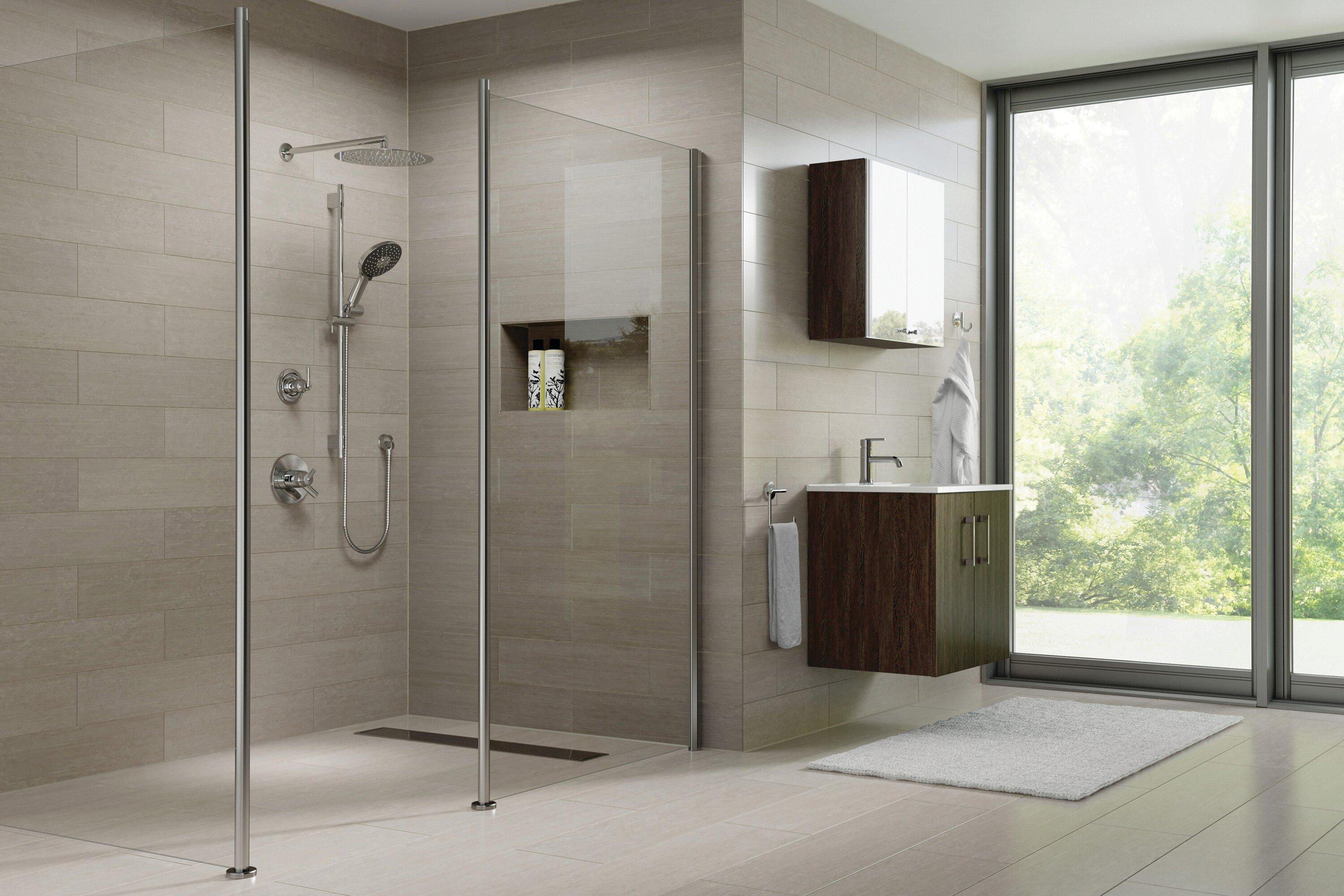 Delta Faucet Brilliance Champagne Bronze Single Handle Bathtub & Shower Faucet (Trim Only) 